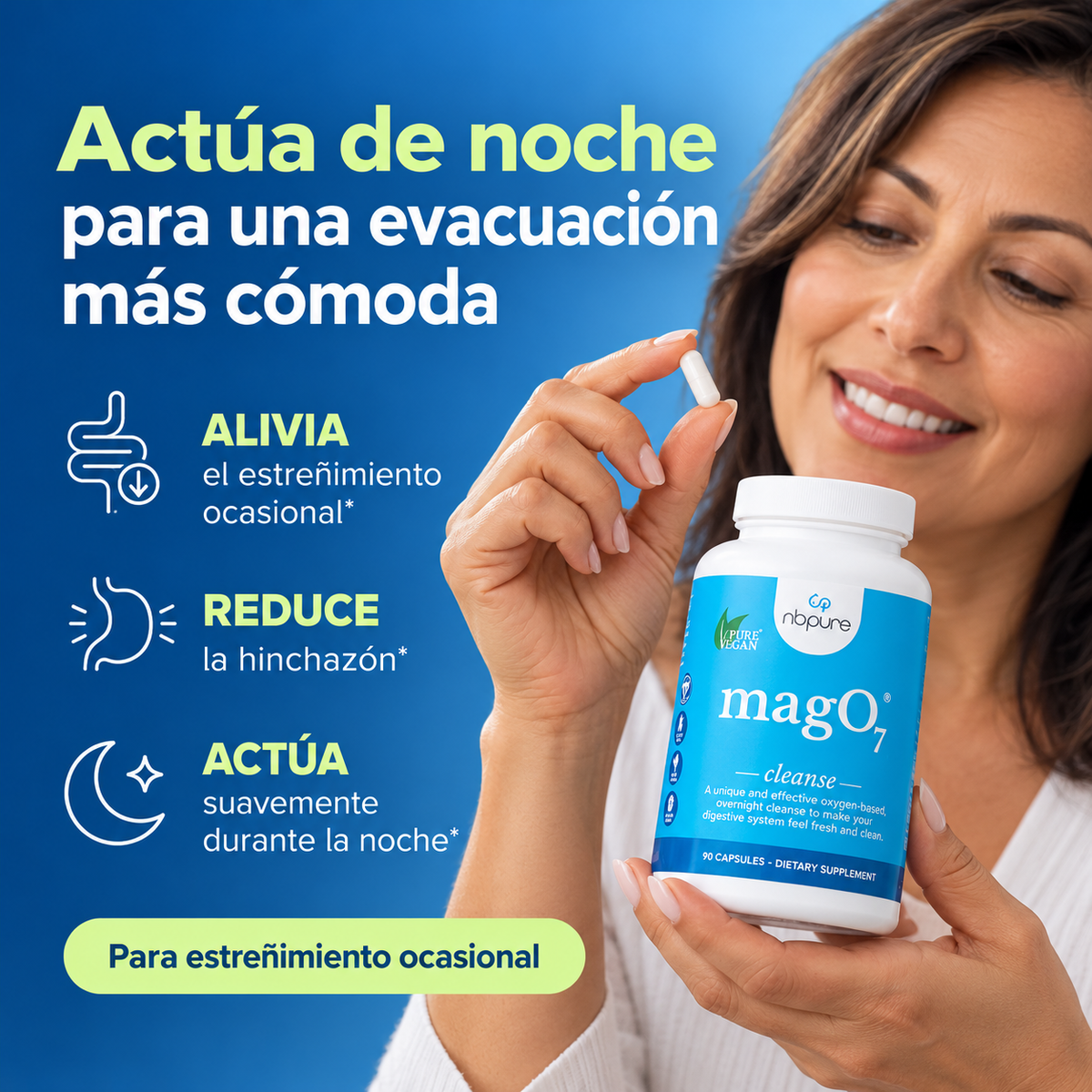 MagO7 Magnesio Ozonizado 90 Cap