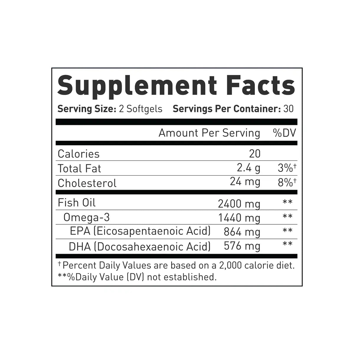 omega 3 2400 mg composicion