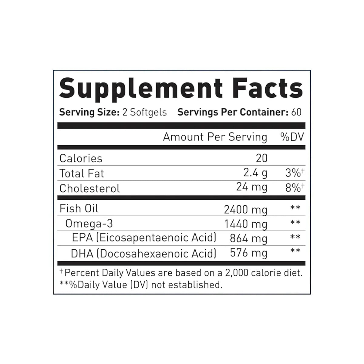 omega 3 2400 mg composicion