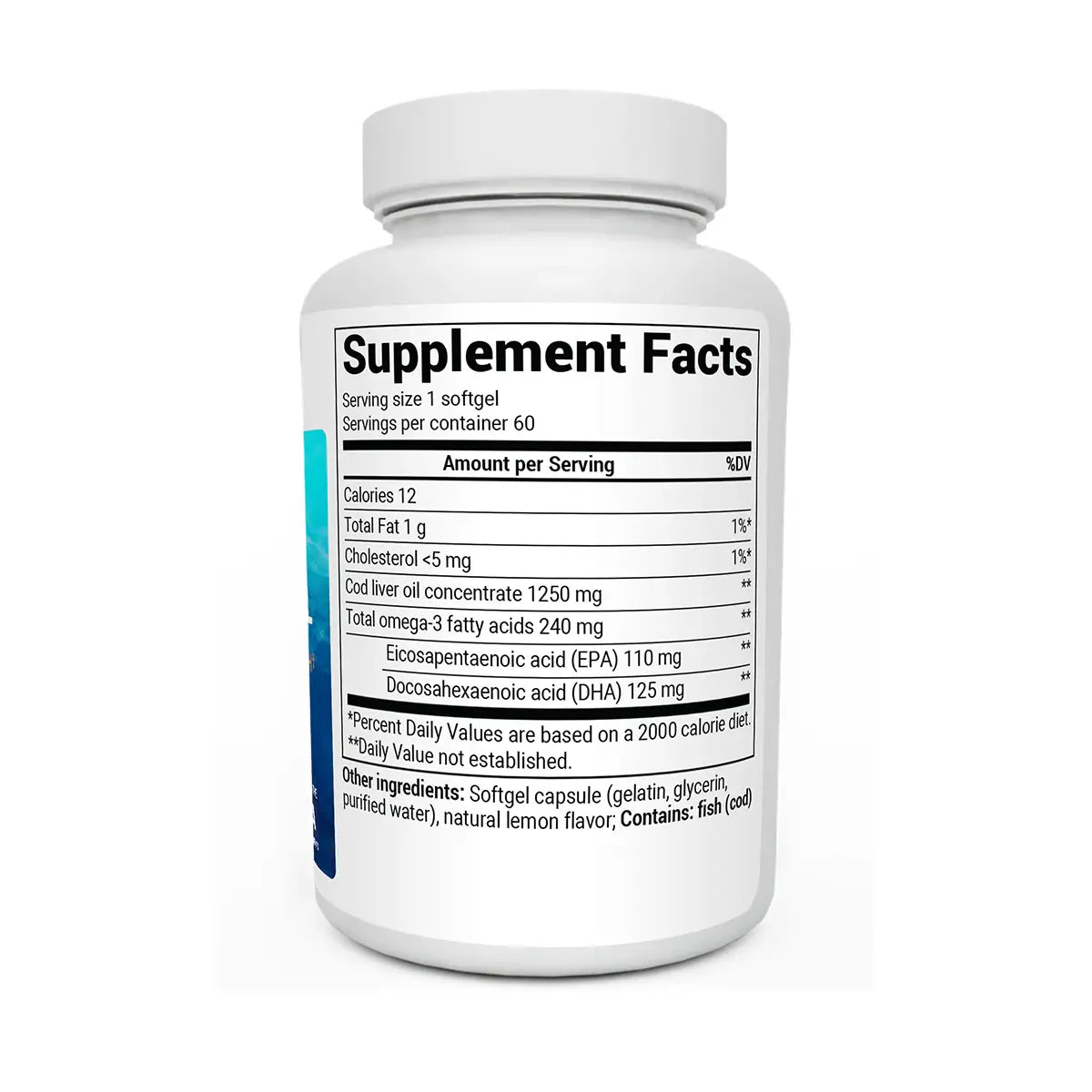 aceite de higado de bacalao composicion