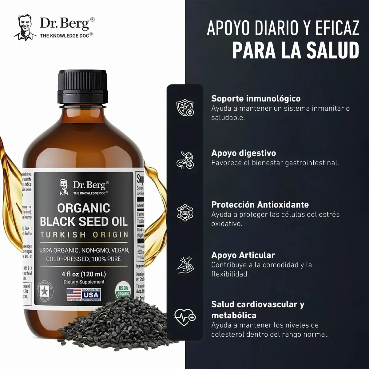 beneficios del aceite de semilla negra