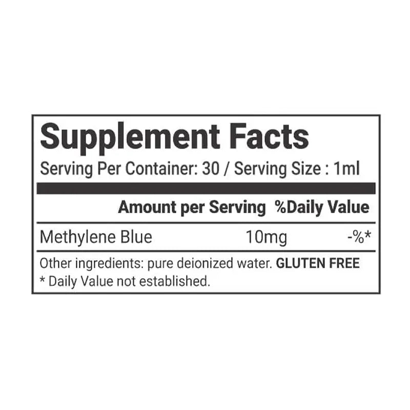 actiblue supplement facts