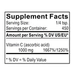 acido ascorbico en polvo composicion