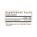 bisglicinato de zinc composicion