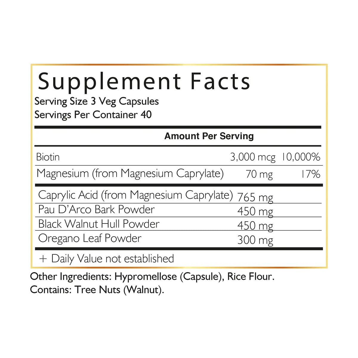suplemento para la candida composicion