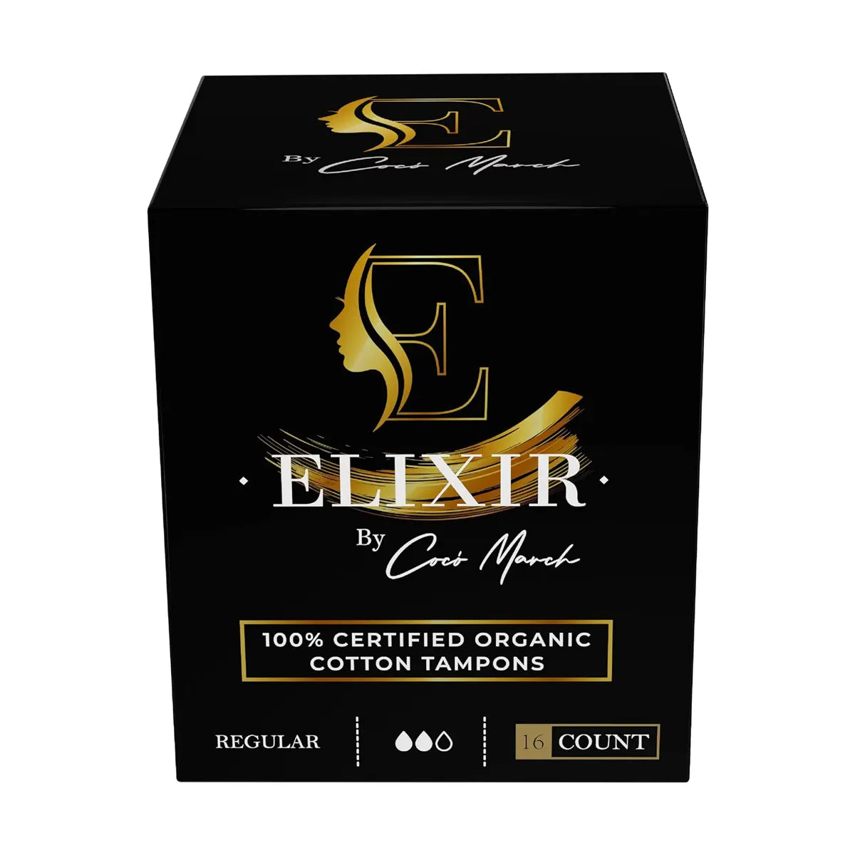 tampones de algodon de coco march regular