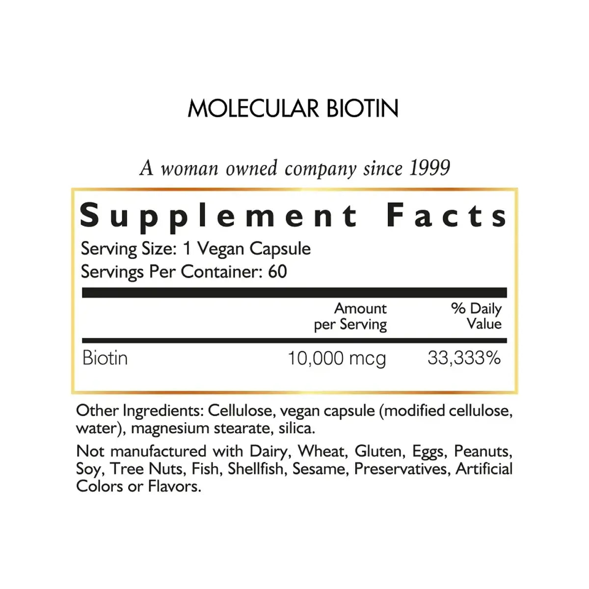 molecular biotin composicion