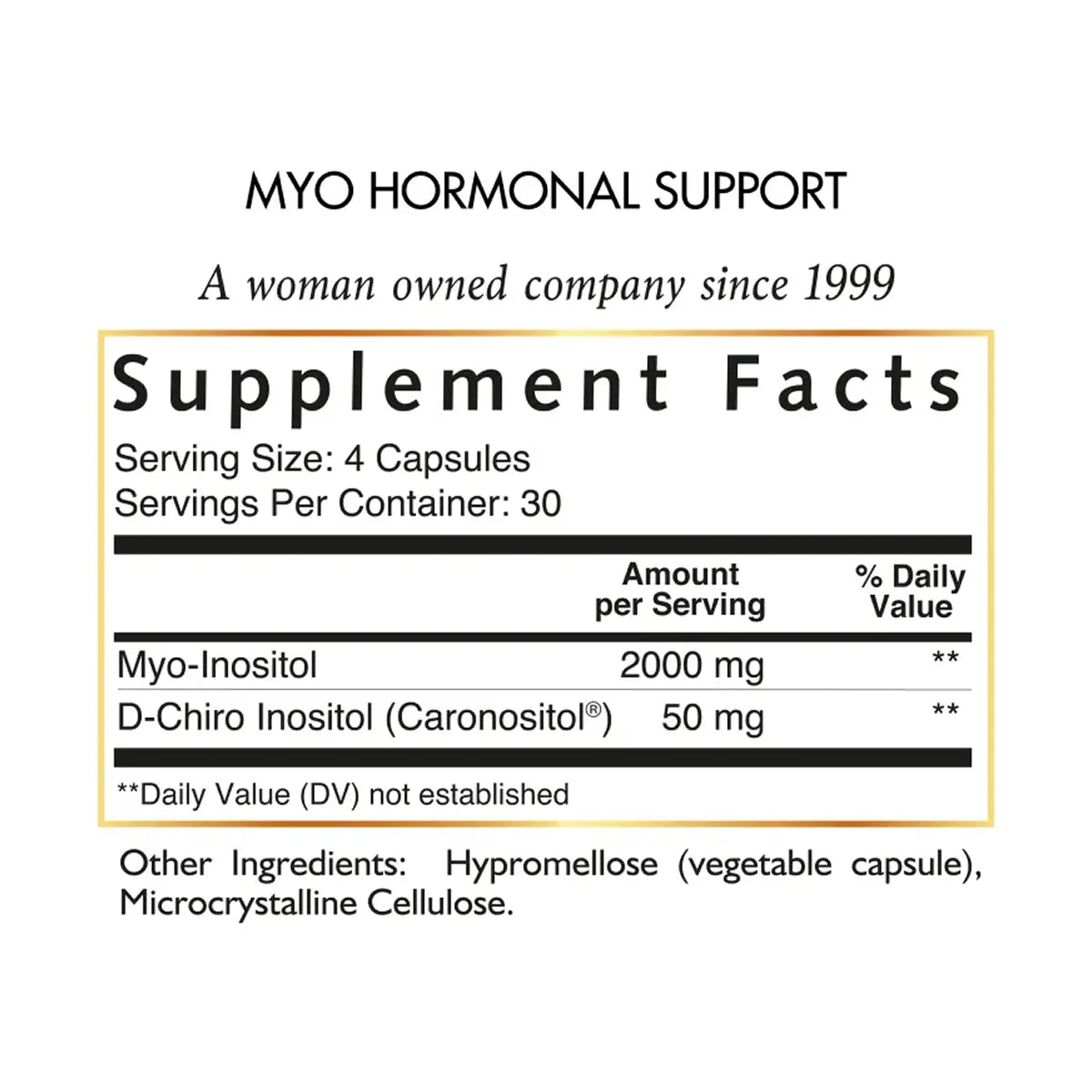 myo hormonal support composicion