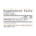 odorless garlic composicion