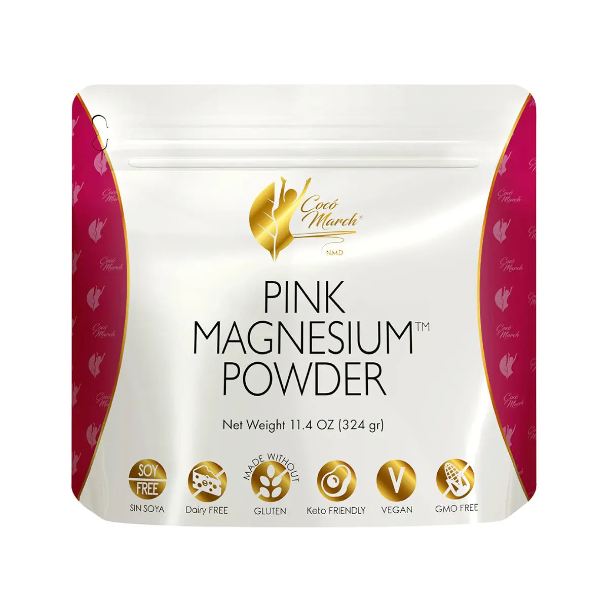 pink magnesium powder de coco march