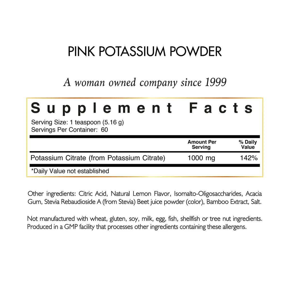 composicion del citrato de potasio rosado de coco march