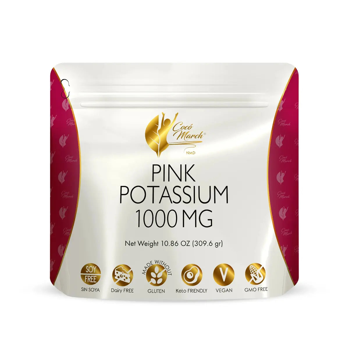 pink potassium powder de coco march