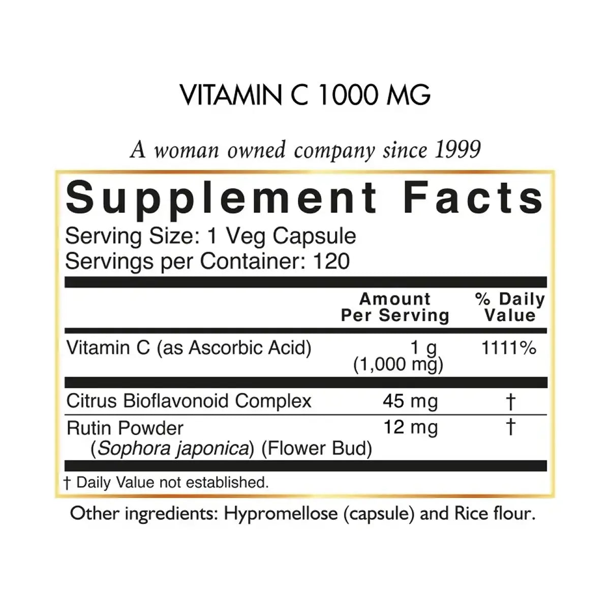 vitamina c 1000 mg composicion