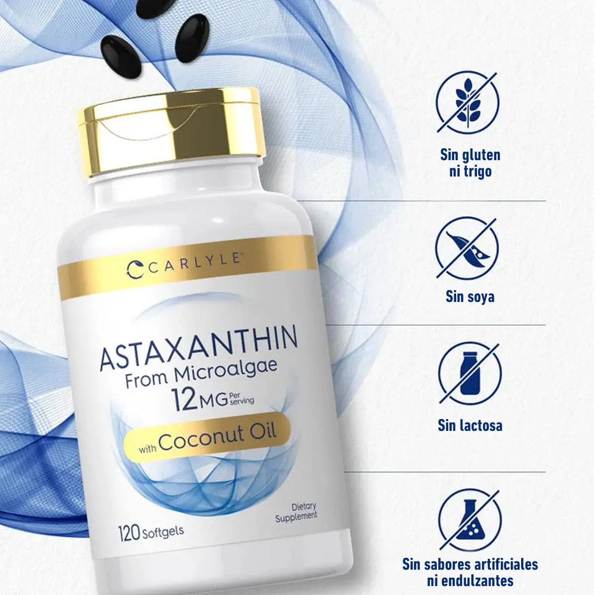 caracteristicas de la astaxantina con aceite de coco