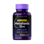 melatonina 12 mg rapida disolucion