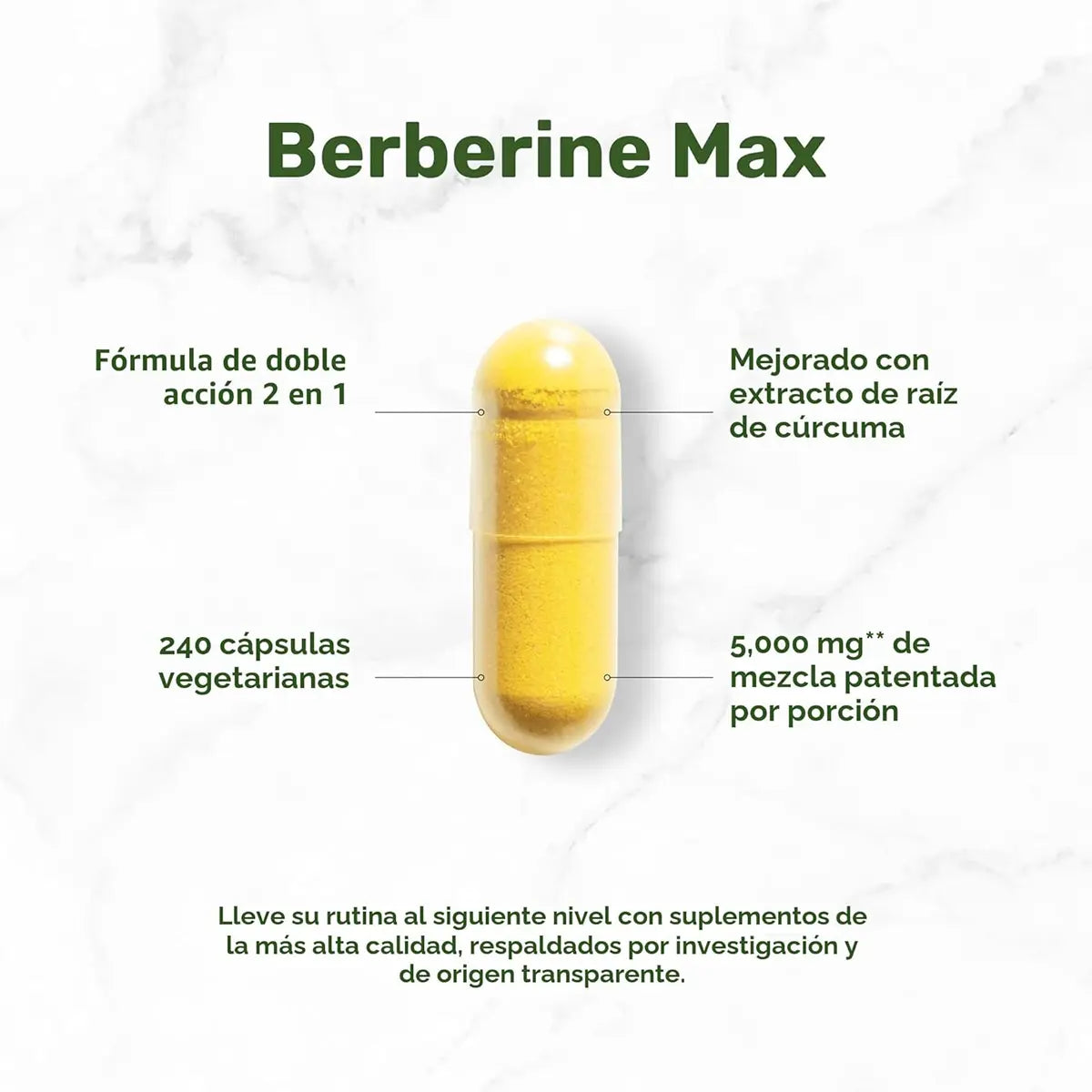 caracteristicas del suplemento de berberina con curcuma