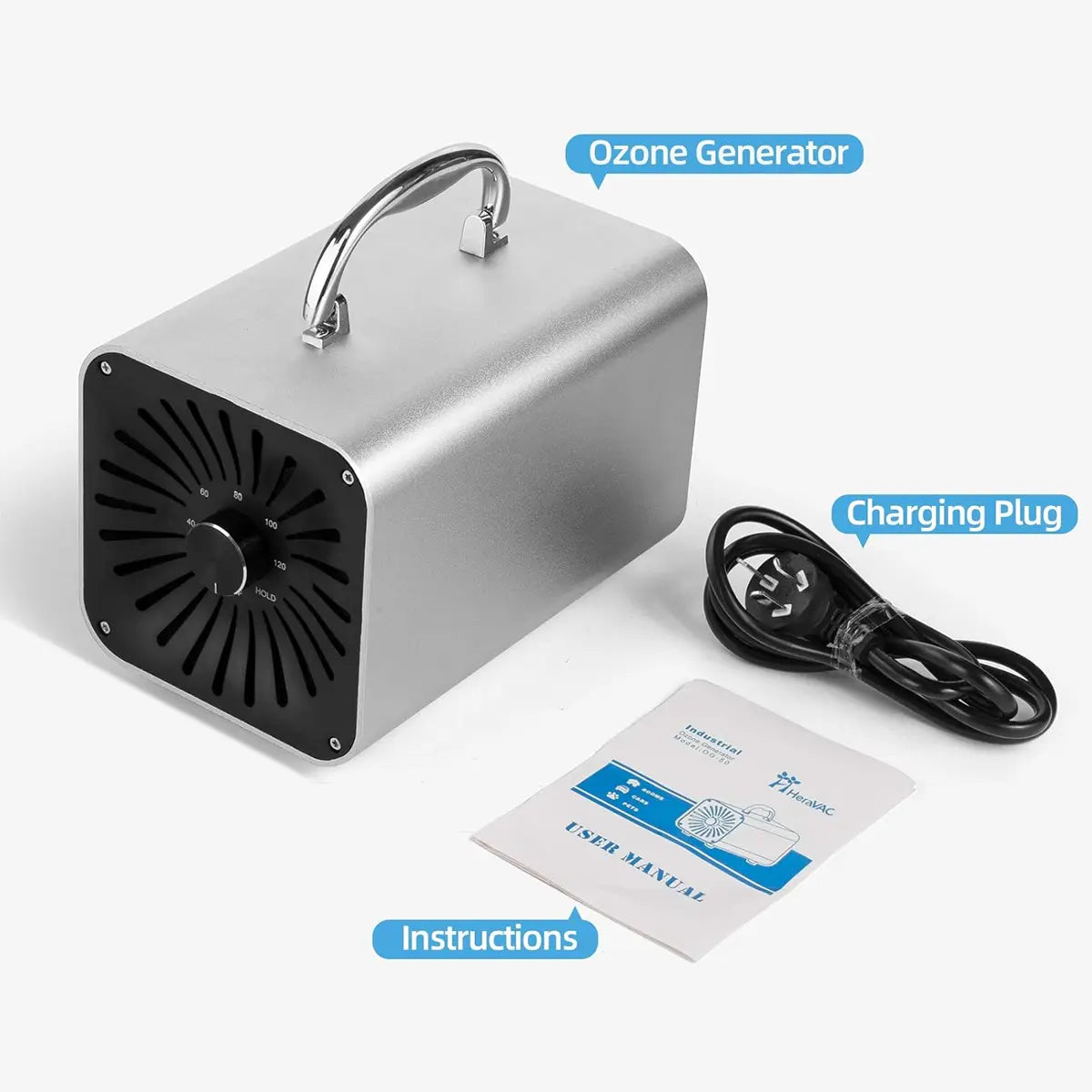 generador de ozono heravac paquete