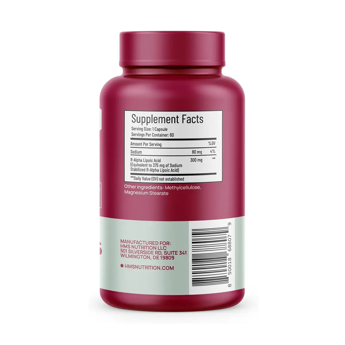 acido r-lipoico 300 mg 60 capsulas composicion