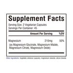 suplemento con glicinato citrato malato y oxido de magnesio