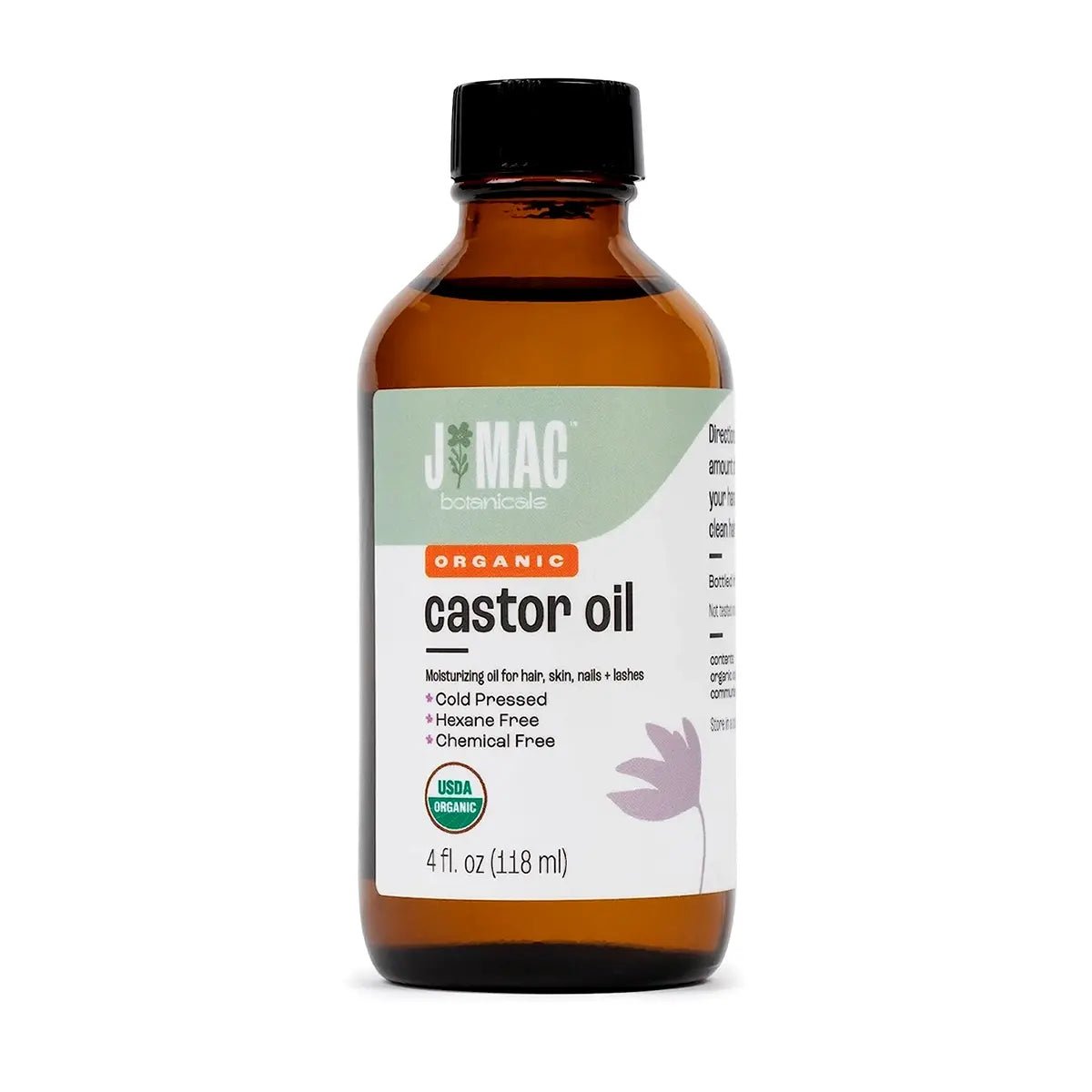 aceite de castor organico 4 fl oz