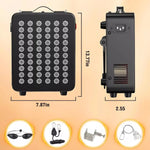 componentes de la lampara de terapia de luz roja e infrarroja