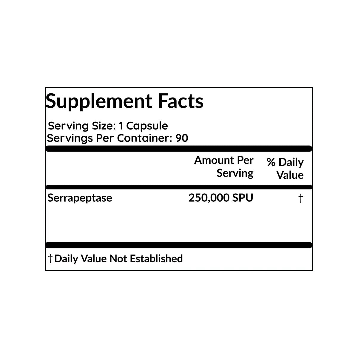 serrapeptasa 250k composicion