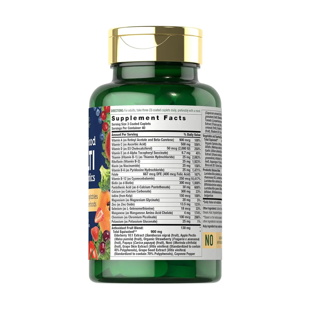 multivitaminico integral con vitaminas y minerales