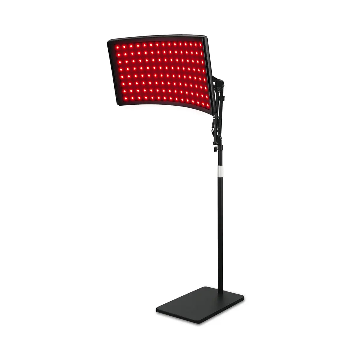 panel curvo de luz roja e infrarroja con pedestal