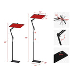 panel plano de luz roja e infrarroja giratorio