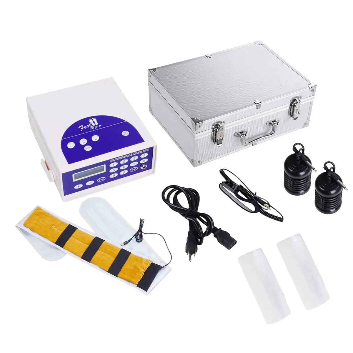 maquina de desintoxicacion ionica con accesorios