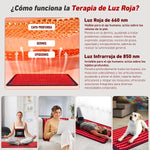 para que sirve la alfombrilla de luz roja e infrarroja