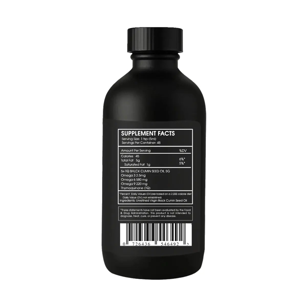 composicion black seed oil