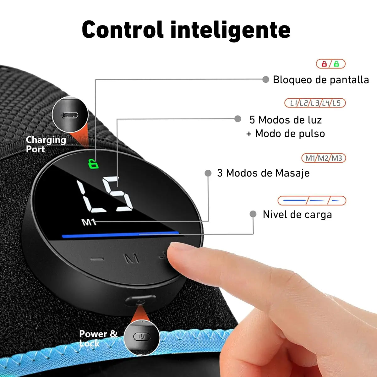 control de la rodillera infrarroja