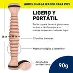 caracteristicas del rodillo masajeador para pies