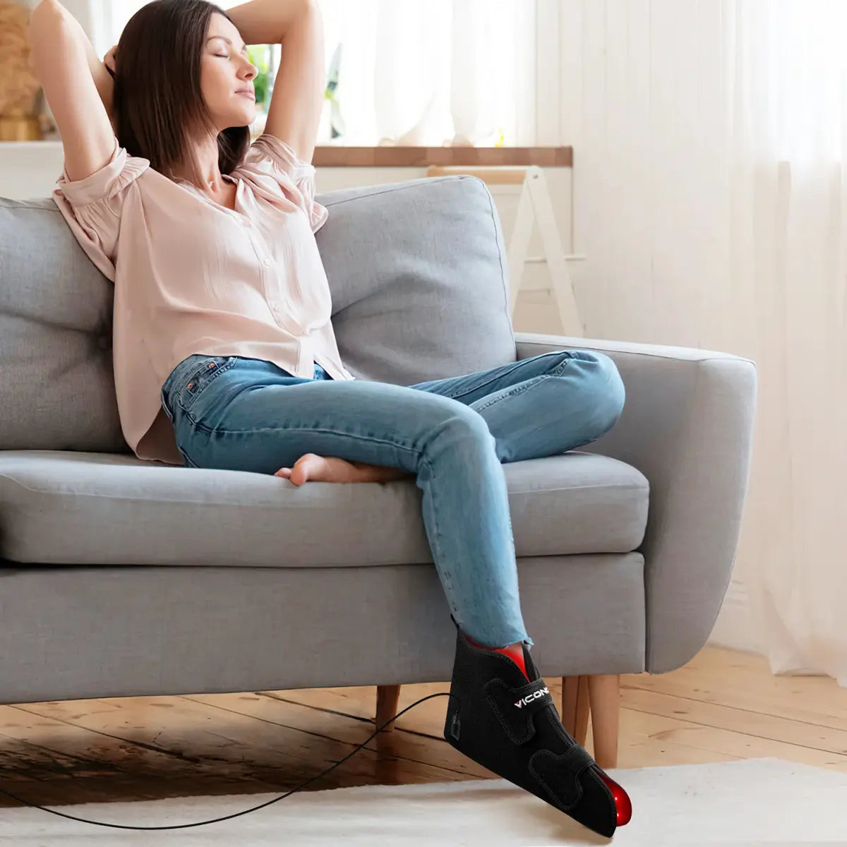 beneficios de la terapia de luz roja e infrarroja para pies