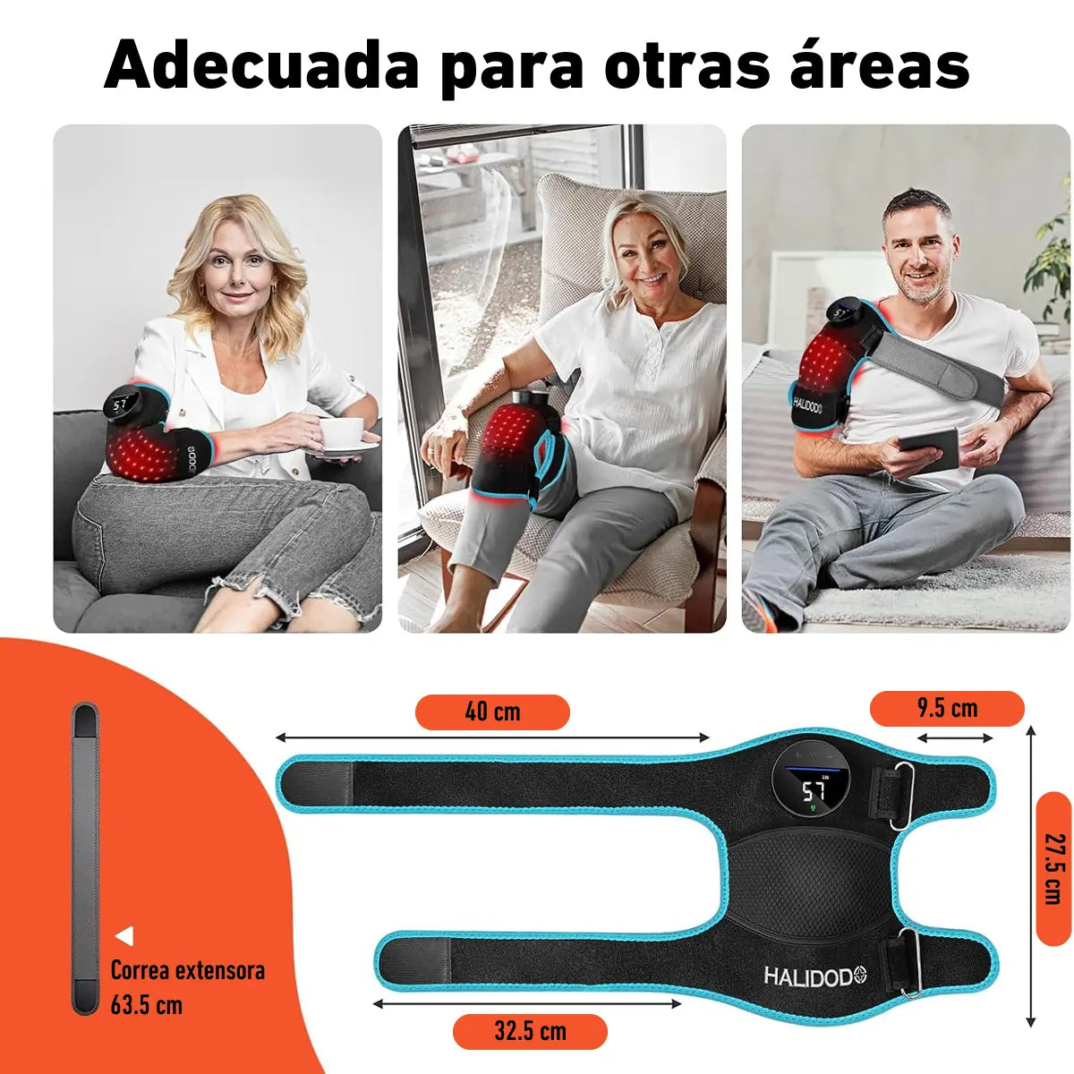 usos de la rodillera infrarroja