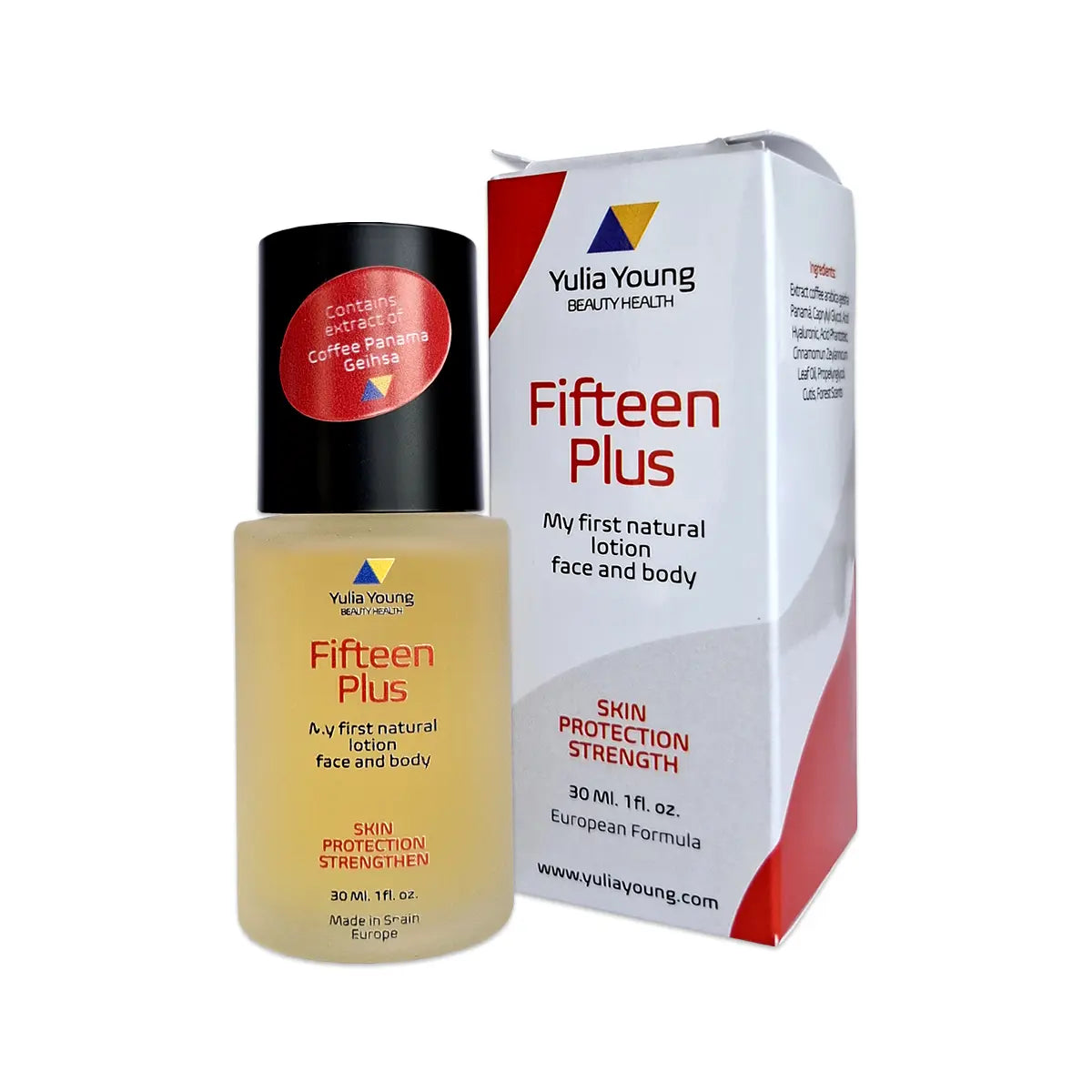 fifteen plus locion natural para jovenes