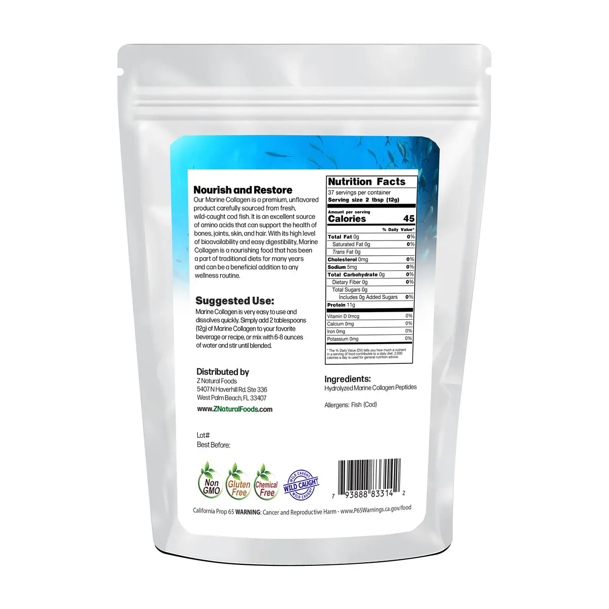 colageno marino hidrolizado sin sabor