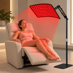 Panel Curvo de Luz Roja e Infrarroja con Pedestal – 120 LED