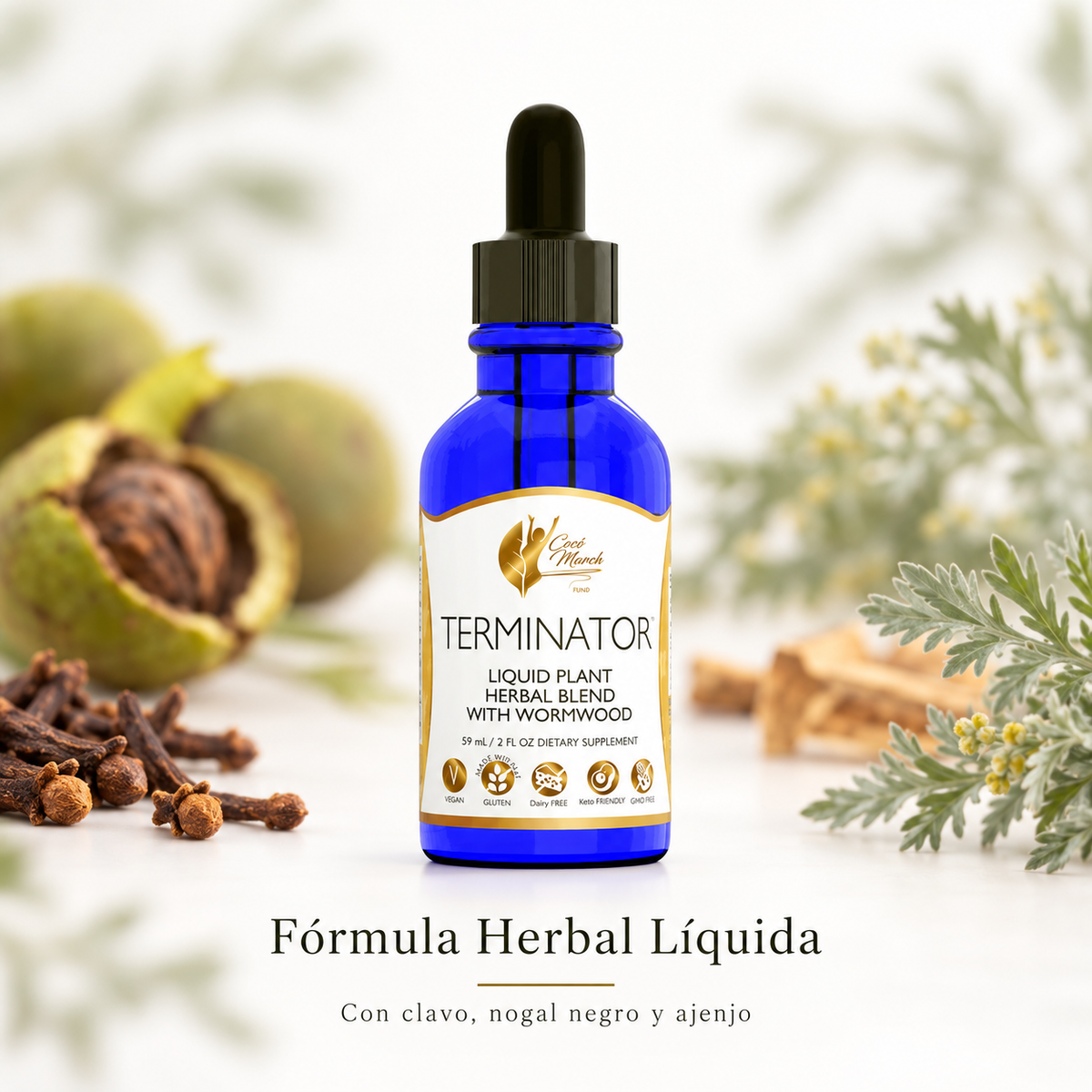 Terminator Mezcla Herbal contra parásitos