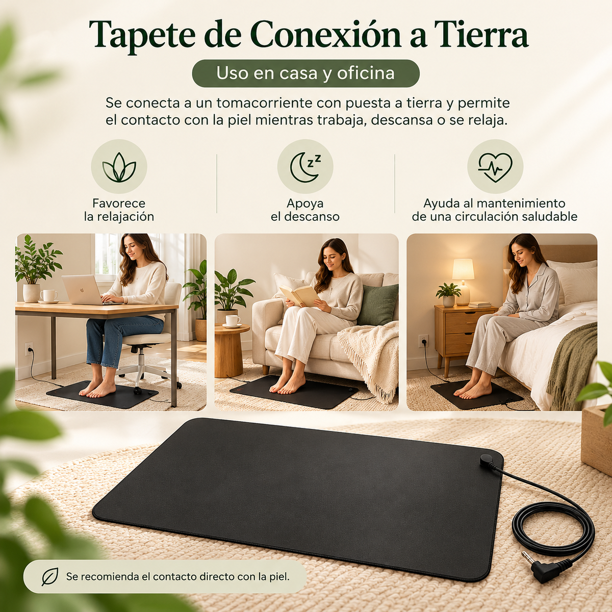 Tapete de Conexión a Tierra - Grounding Mat 61 × 41 cm