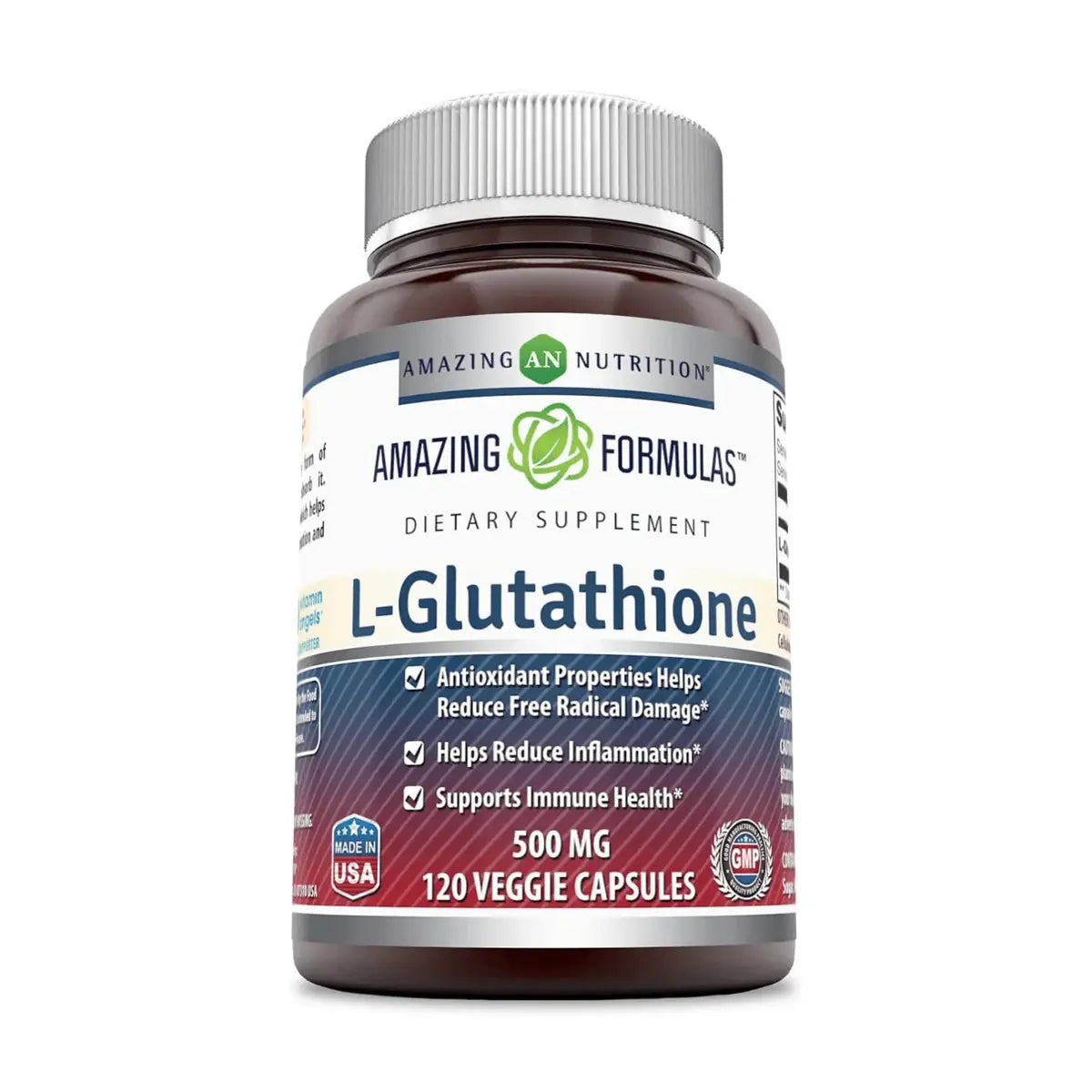 Glutatión 500 mg 120 capsulas