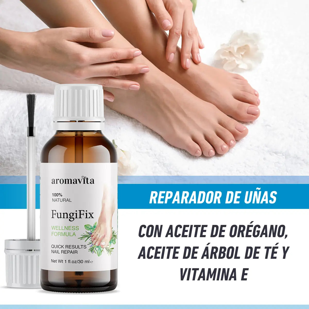 reparador de uñas con aceite de oregano