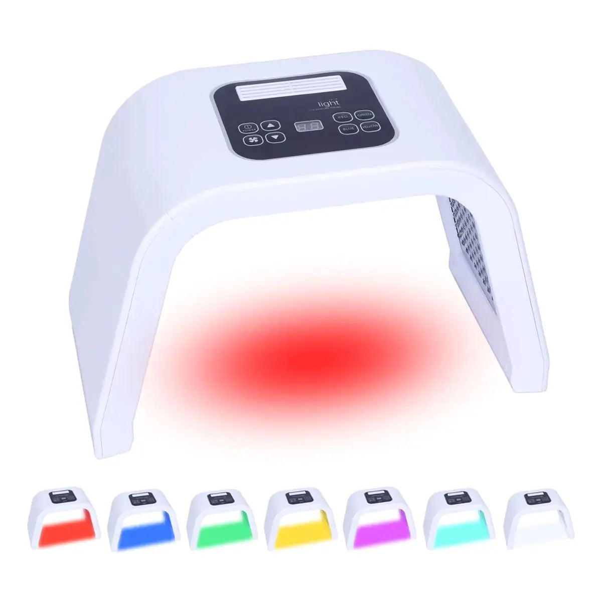 cabina facial led con terapia de luz de 7 colores