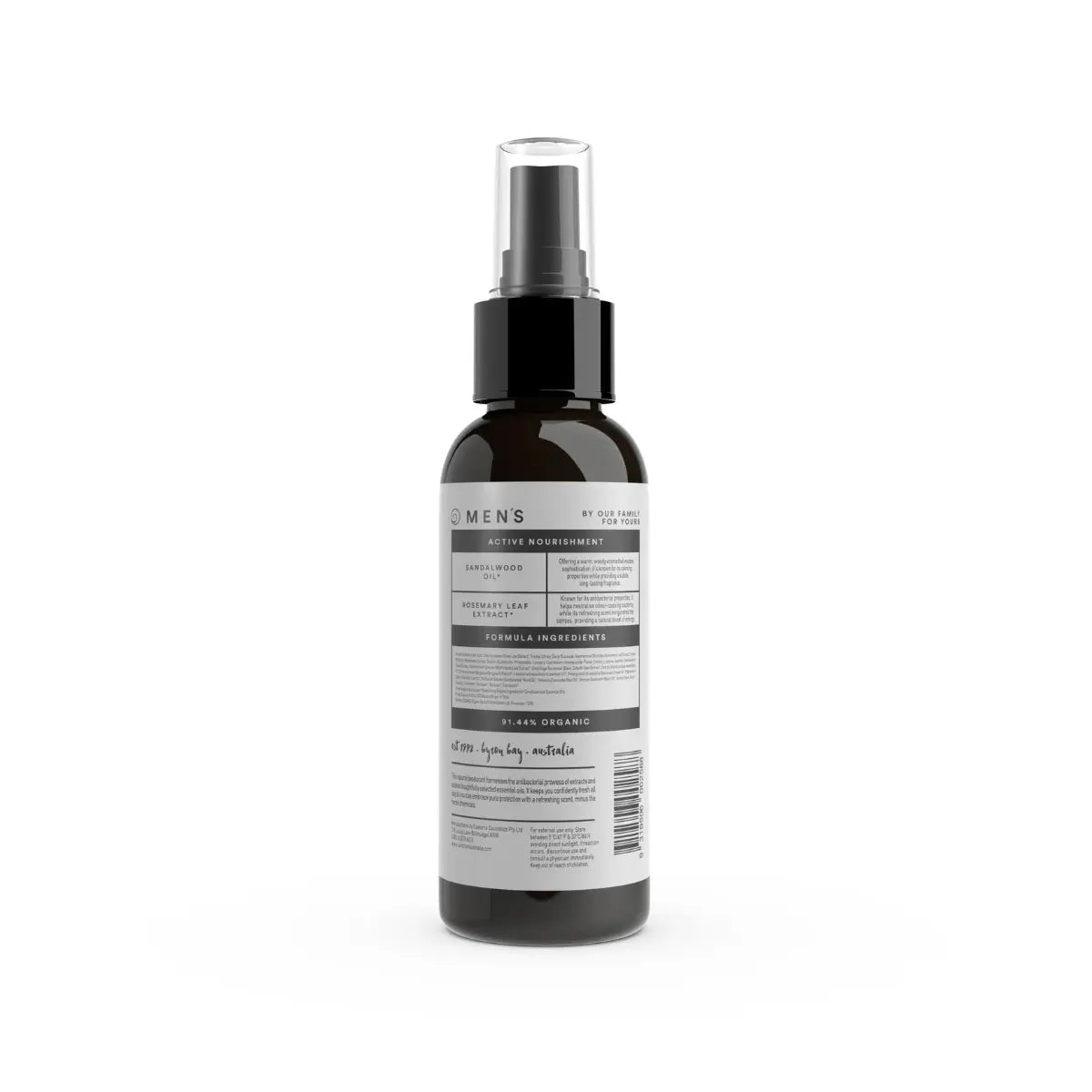 ingredientes del desodorante natural para hombres