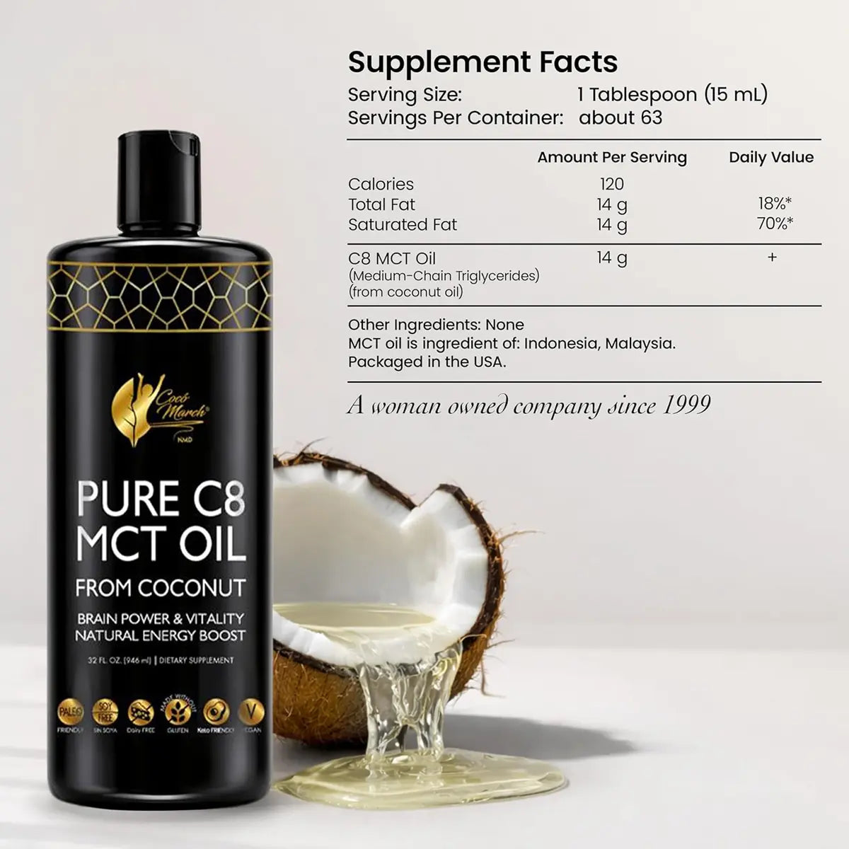 aceite mct c8 puro composicion