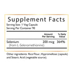 selenium coco march informacion nutricional