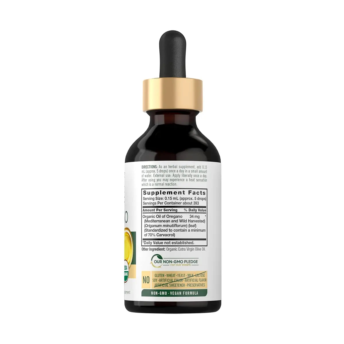 aceite de oregano organico composicion