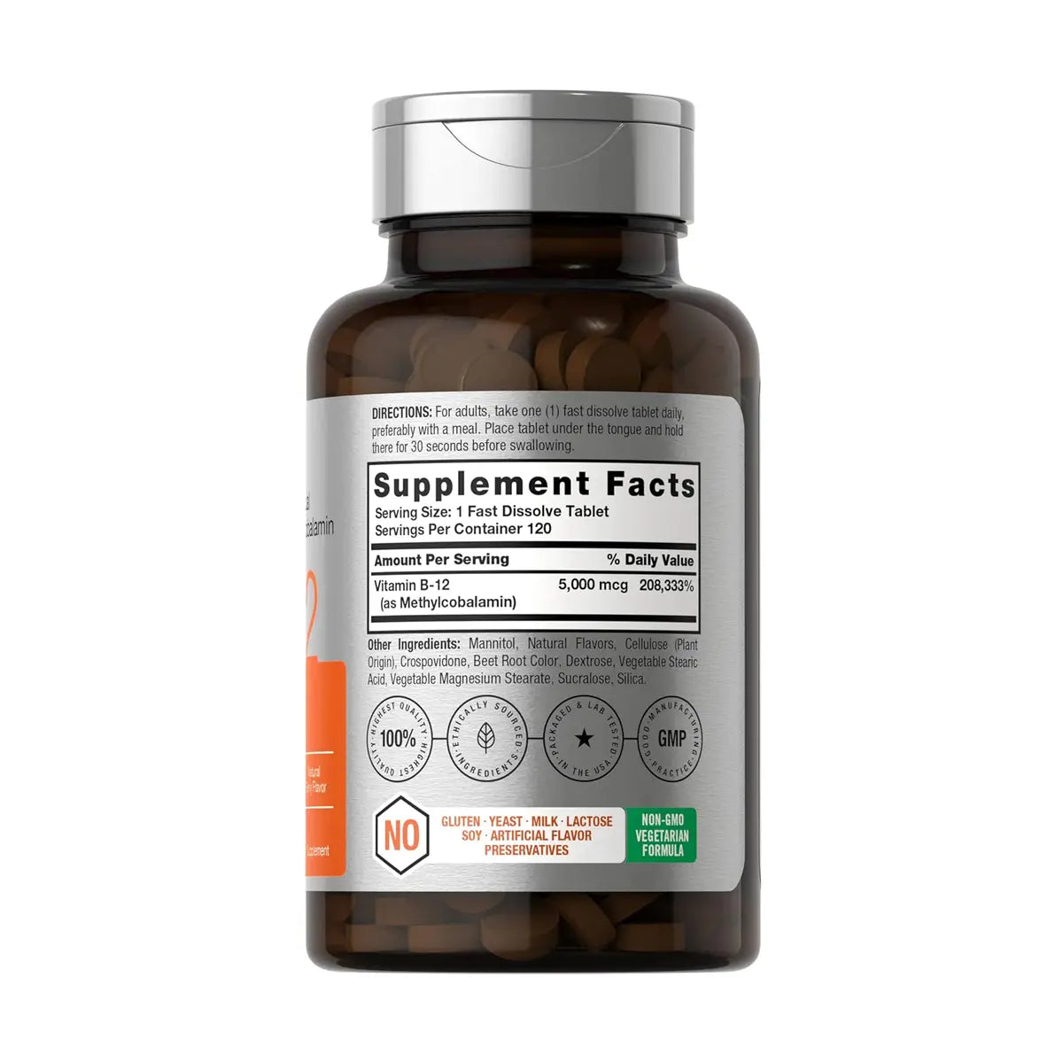 vitamina b12 sublingual 5000 mcg composicion