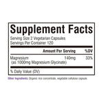 glicinato de magnesio de 1000 mg